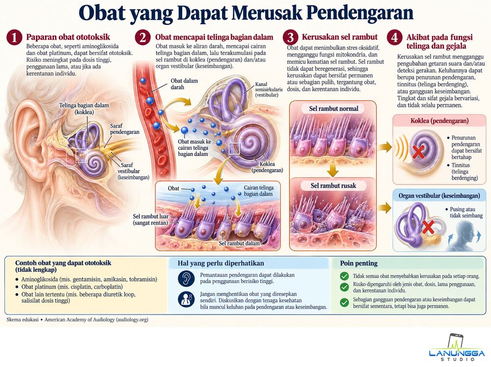 Obat yang Dapat Merusak Pendengaran