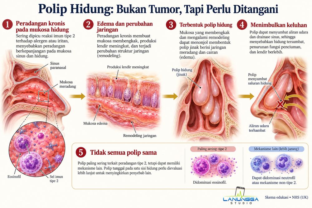 Polip Hidung: Bukan Tumor, Tapi Perlu Ditangani