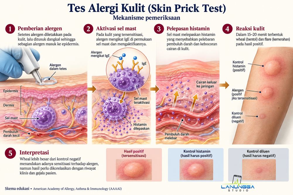 Tes Alergi Kulit (Skin Prick Test)