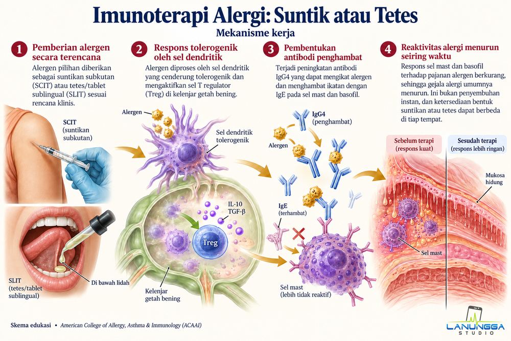 Imunoterapi Alergi: Suntik atau Tetes