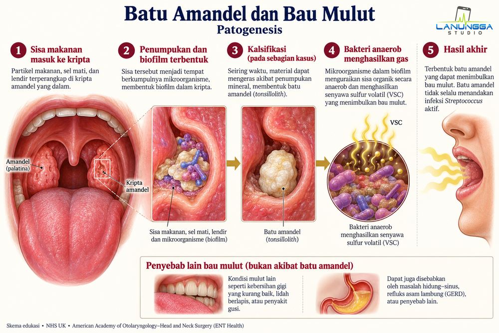 Batu Amandel dan Bau Mulut
