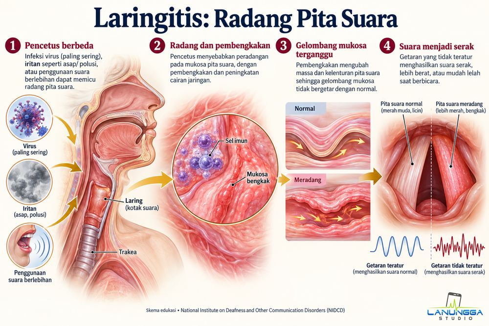 Laringitis: Radang Pita Suara