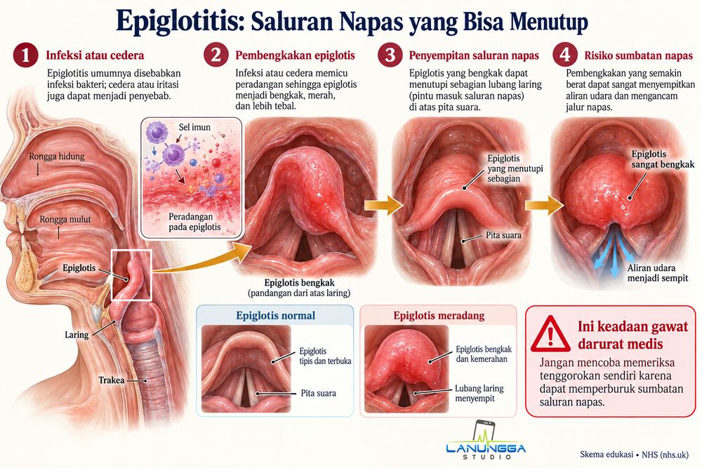 Epiglotitis: Saluran Napas yang Bisa Menutup