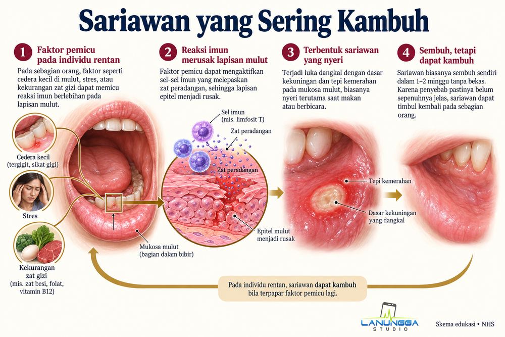 Sariawan yang Sering Kambuh