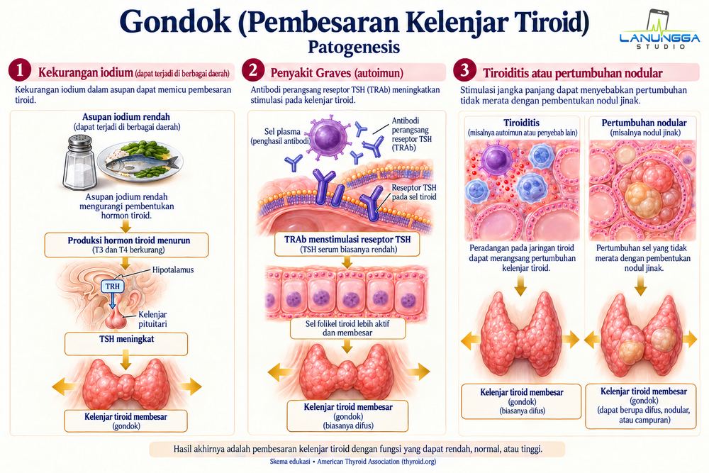 Gondok (Pembesaran Kelenjar Tiroid)