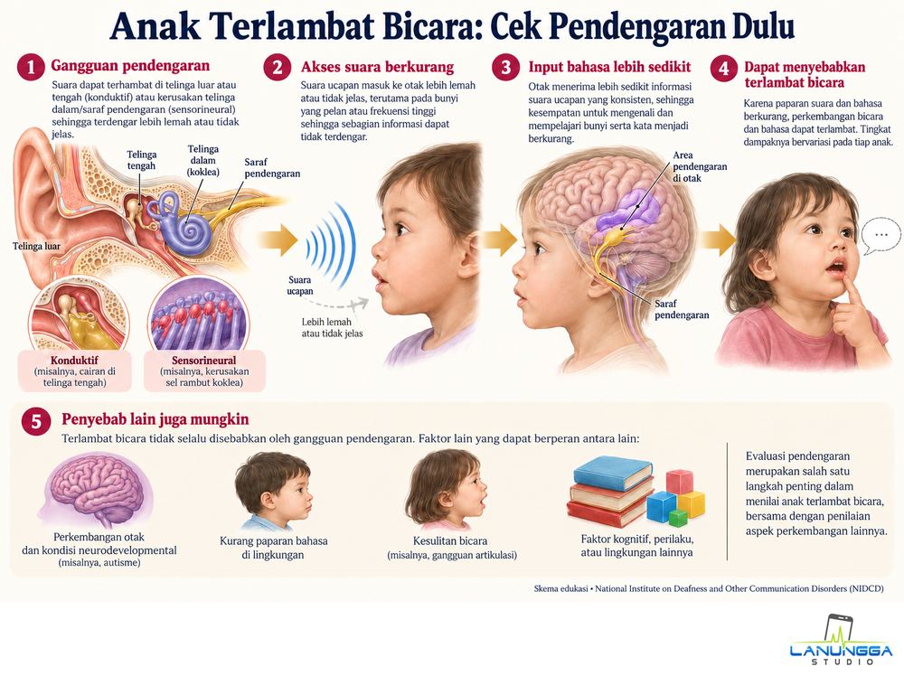 Anak Terlambat Bicara: Cek Pendengaran Dulu