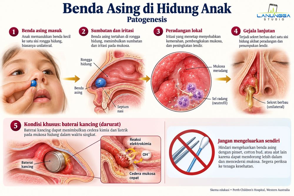 Benda Asing di Hidung Anak