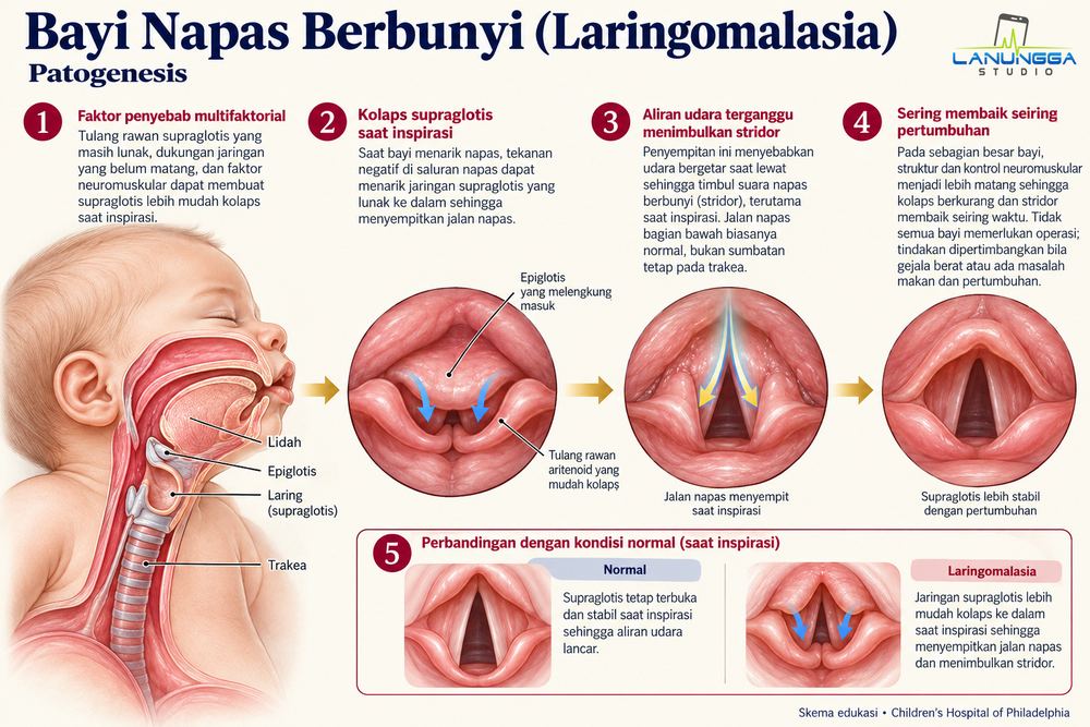 Bayi Napas Berbunyi (Laringomalasia)