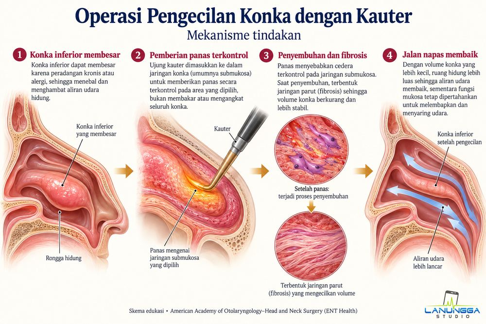 Operasi Pengecilan Konka dengan Kauter