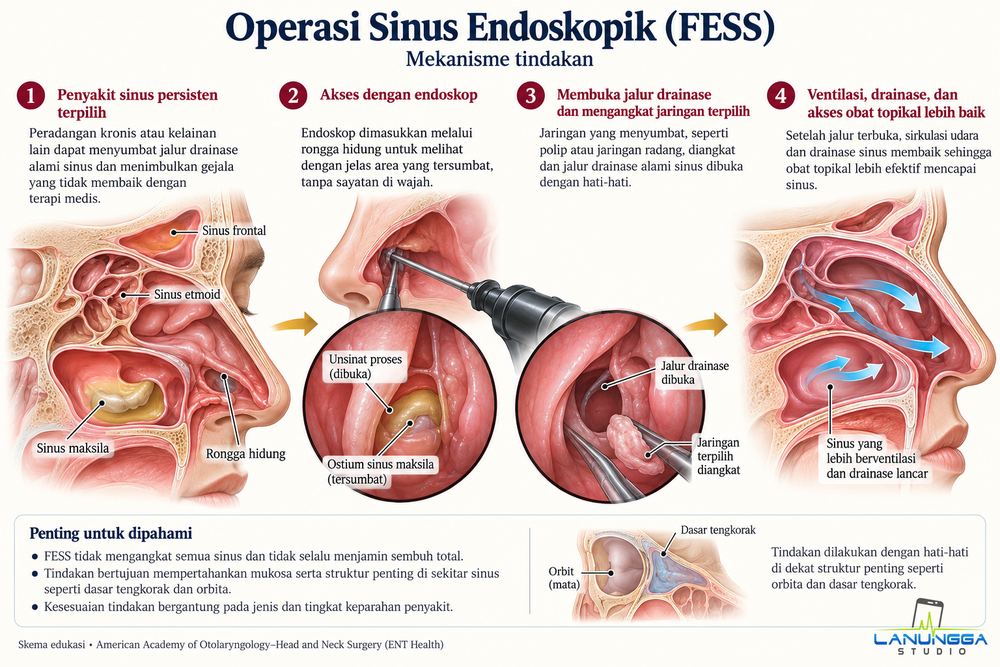 Operasi Sinus Endoskopik (FESS)