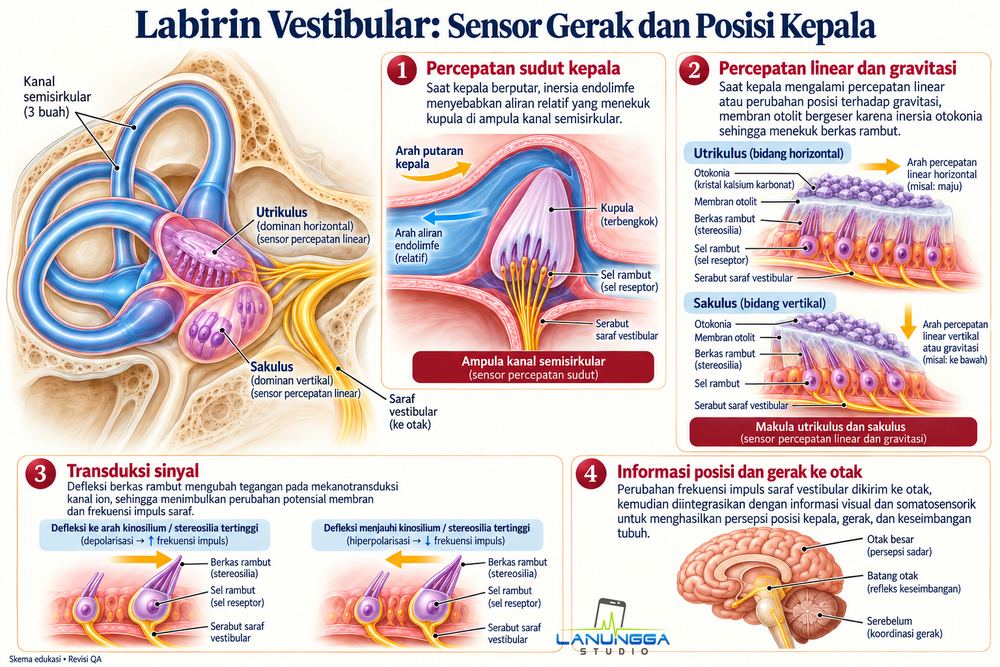 Labirin Vestibular: Sensor Gerak dan Posisi Kepala