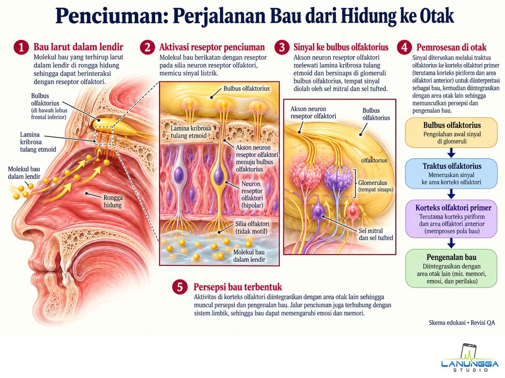 Penciuman: Perjalanan Bau dari Hidung ke Otak