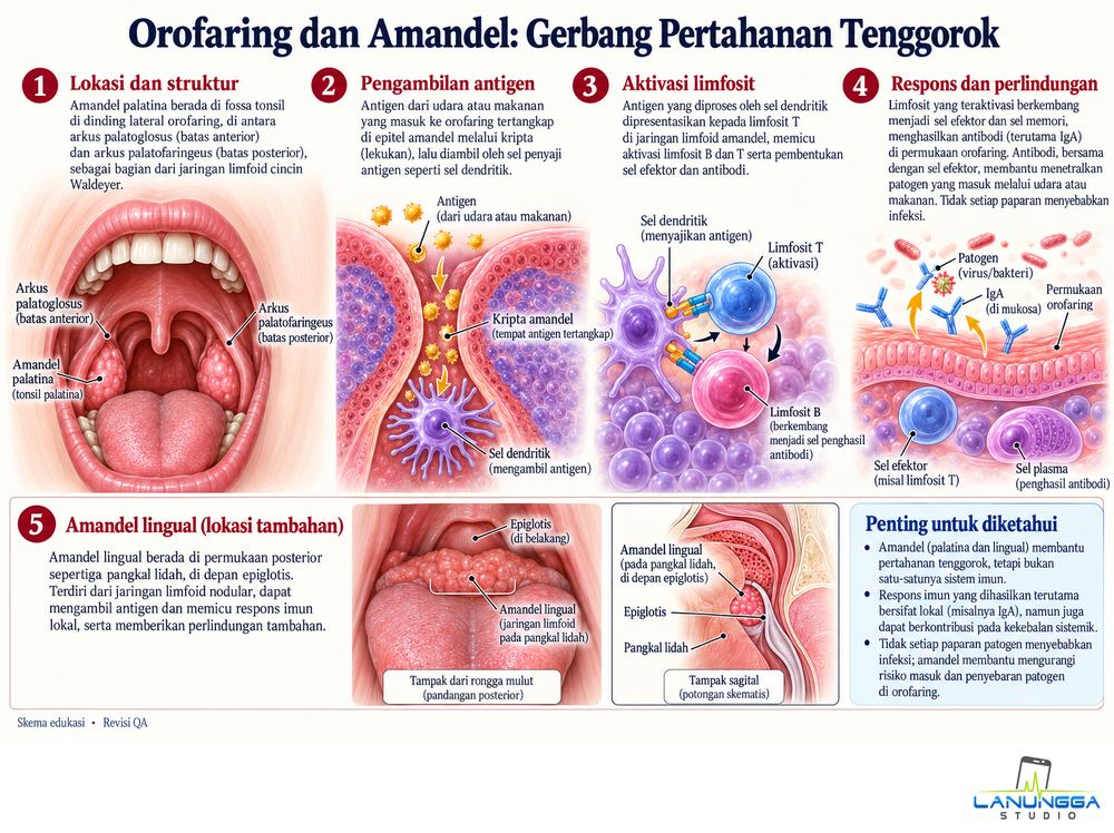 Orofaring dan Amandel: Gerbang Pertahanan Tenggorok