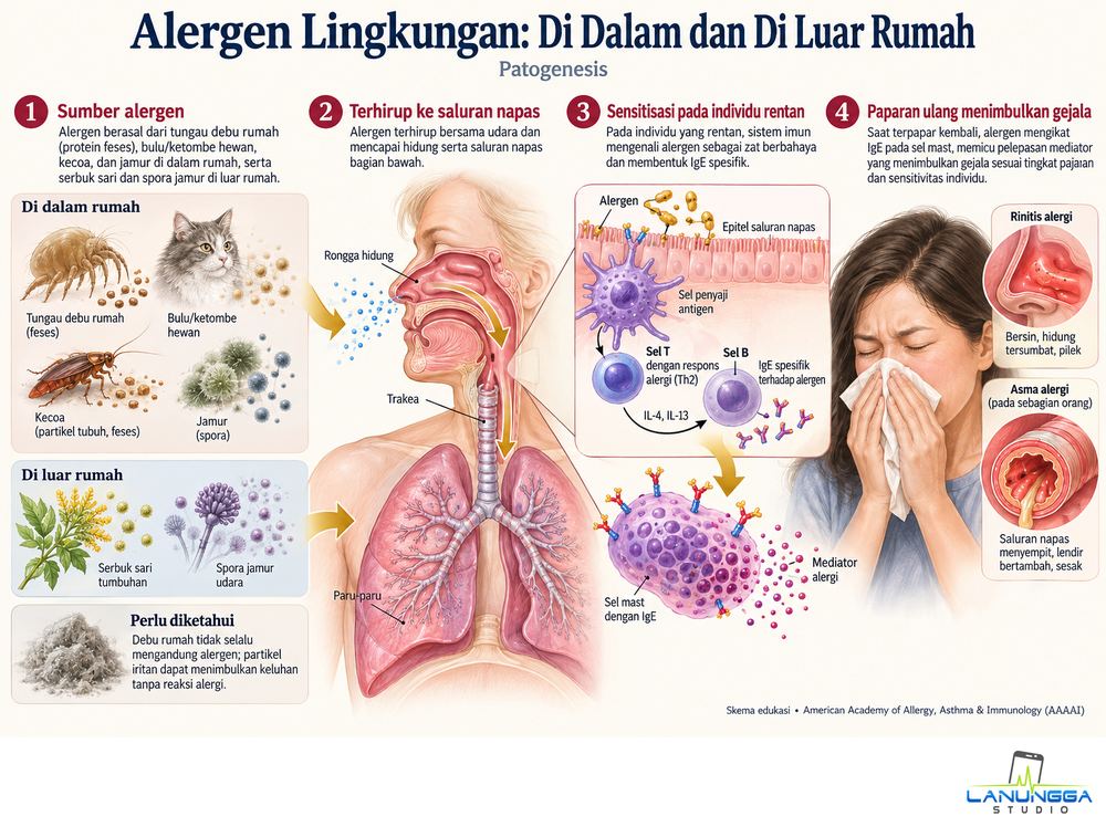 Alergen Lingkungan: Di Dalam dan Di Luar Rumah