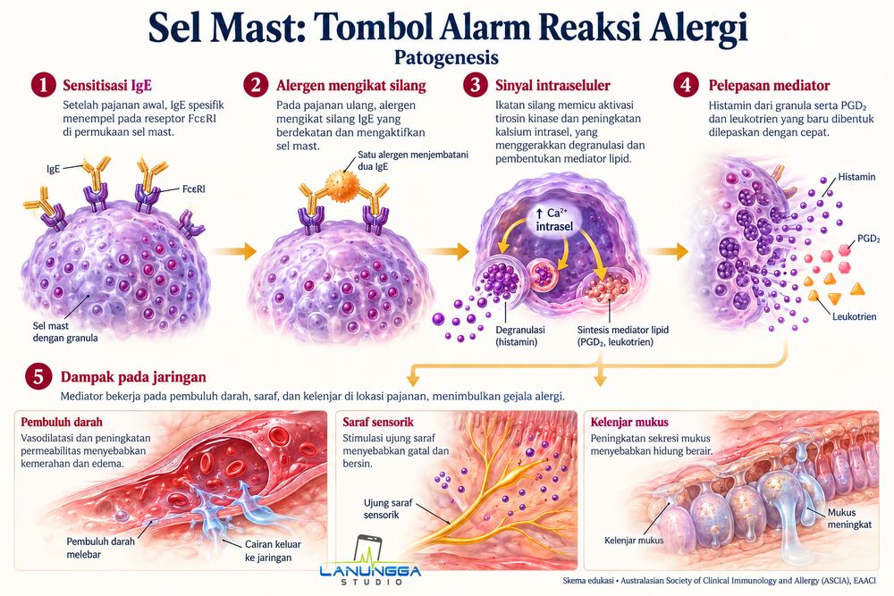 Sel Mast: Tombol Alarm Reaksi Alergi