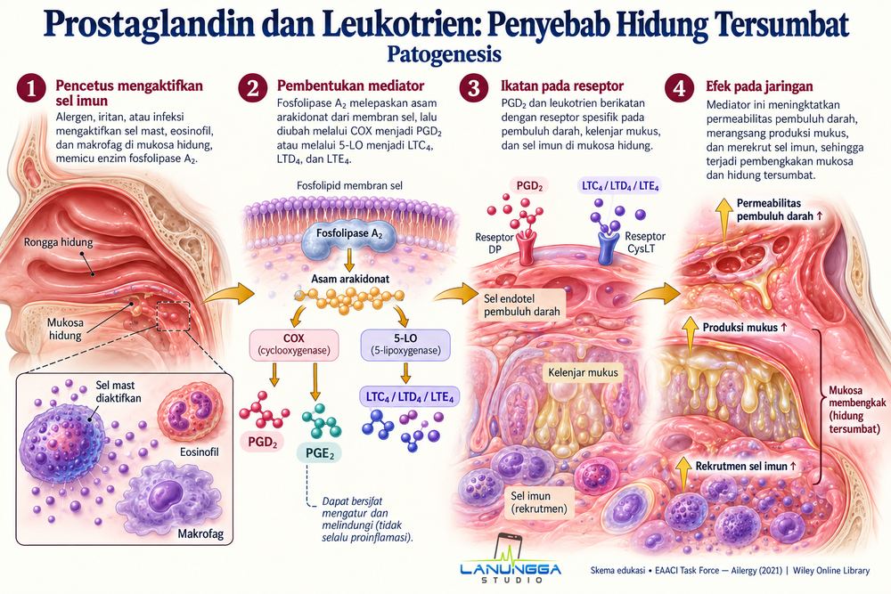 Prostaglandin dan Leukotrien: Penyebab Hidung Tersumbat
